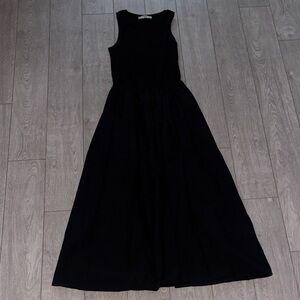 Mango Black Sleeveless Maxi Dress